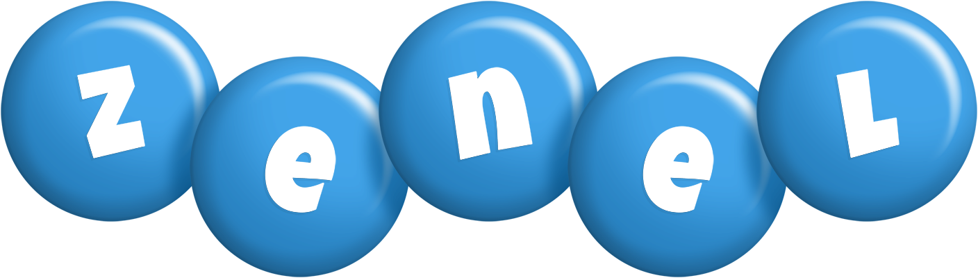 Zenel candy-blue logo