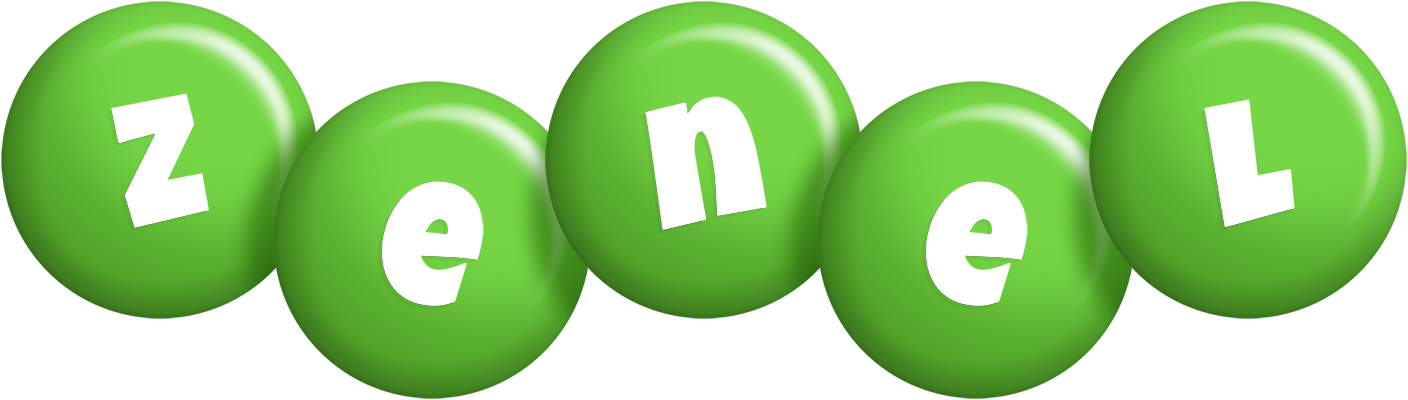 Zenel candy-green logo