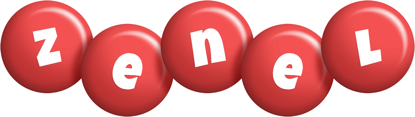 Zenel candy-red logo