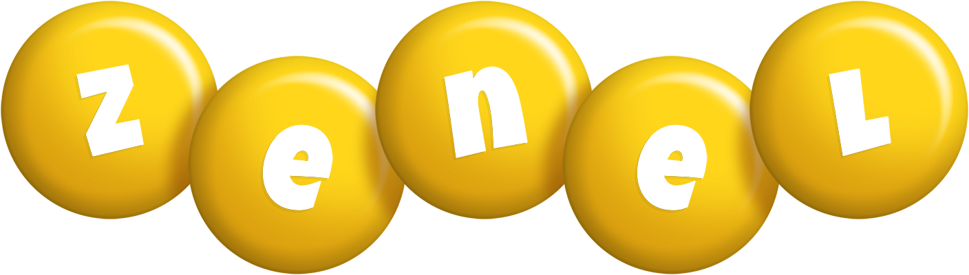 Zenel candy-yellow logo