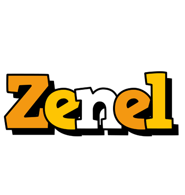 Zenel cartoon logo