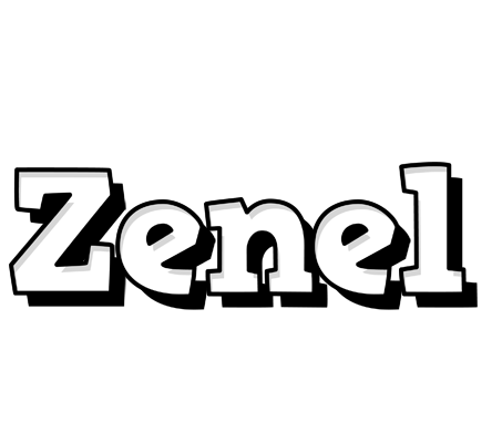 Zenel snowing logo