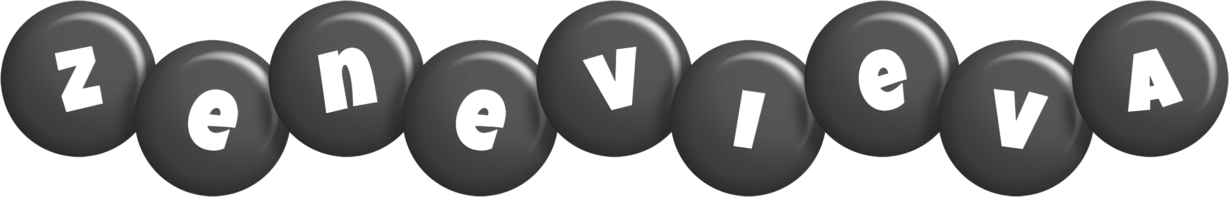 Zenevieva candy-black logo