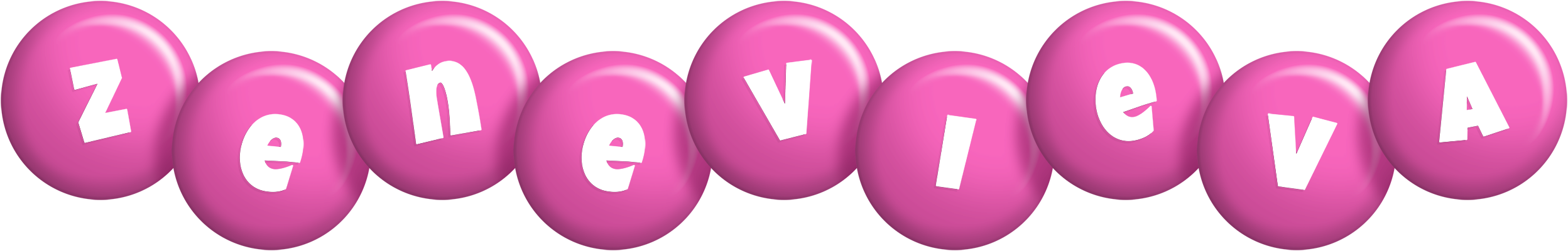 Zenevieva candy-pink logo