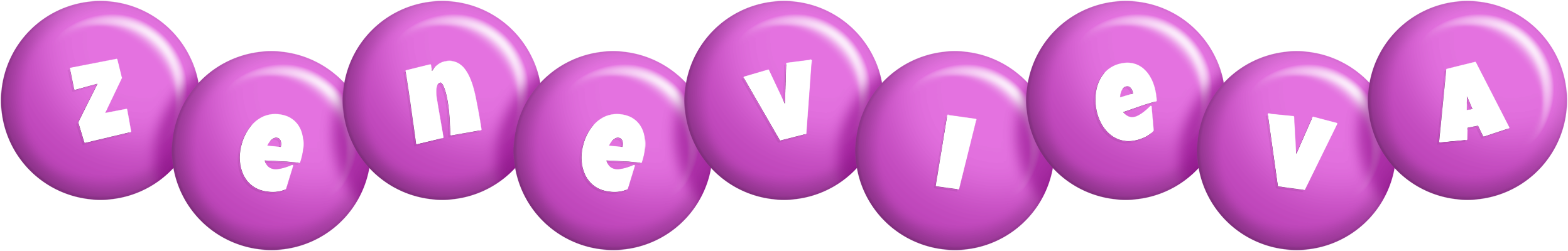 Zenevieva candy-purple logo