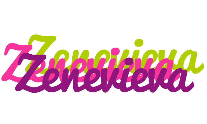 Zenevieva flowers logo
