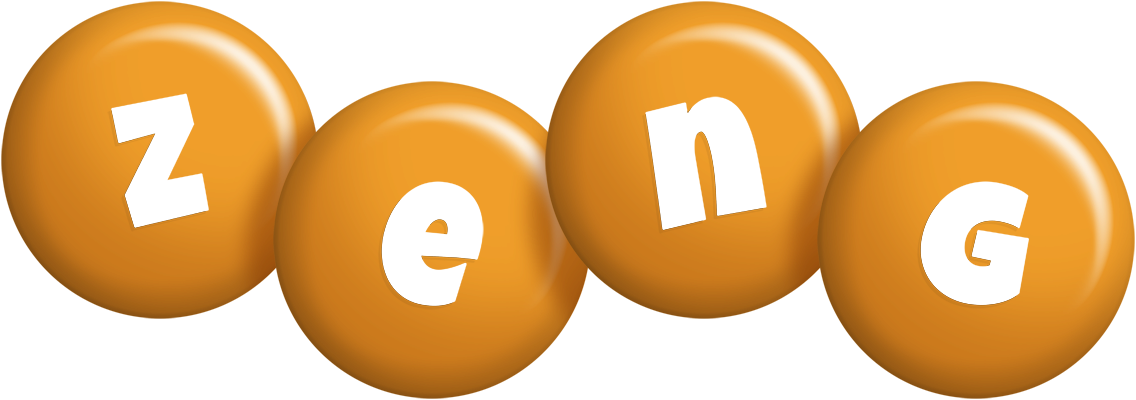 Zeng candy-orange logo