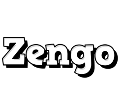 Zengo snowing logo