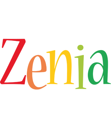 Zenia birthday logo