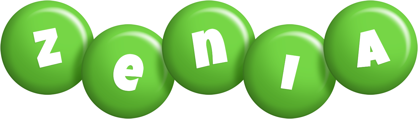 Zenia candy-green logo