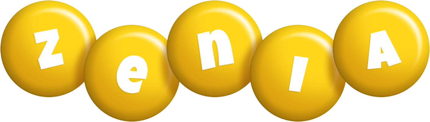 Zenia candy-yellow logo