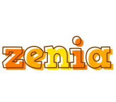 Zenia desert logo