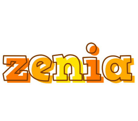Zenia desert logo