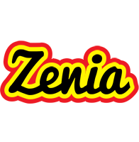 Zenia flaming logo