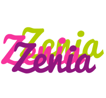 Zenia flowers logo