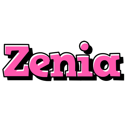 Zenia girlish logo