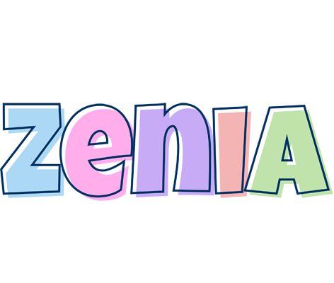 Zenia pastel logo