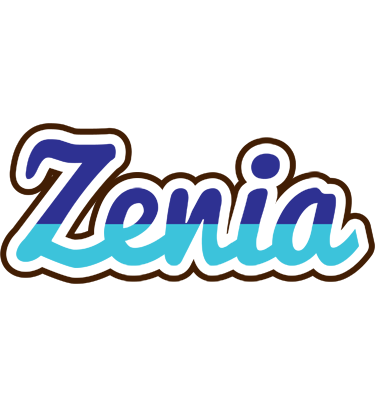 Zenia raining logo