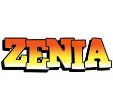 Zenia sunset logo