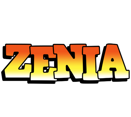 Zenia sunset logo