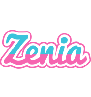 Zenia woman logo