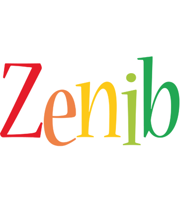 Zenib birthday logo