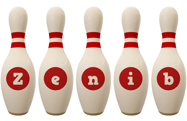 Zenib bowling-pin logo