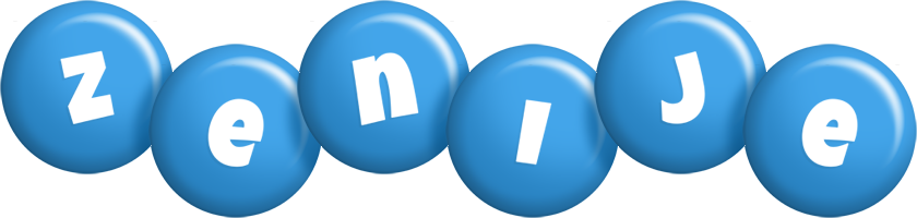 Zenije candy-blue logo