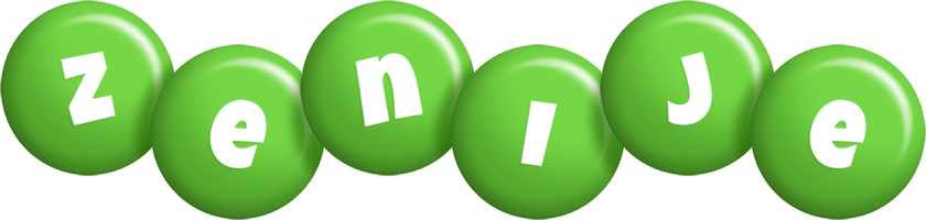 Zenije candy-green logo
