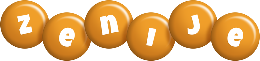 Zenije candy-orange logo