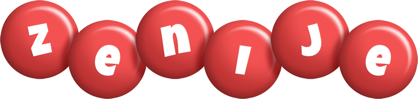 Zenije candy-red logo