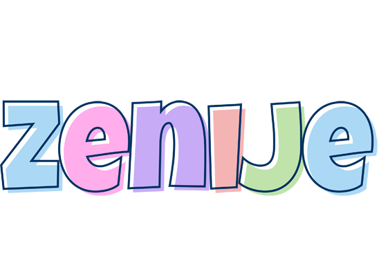 Zenije pastel logo