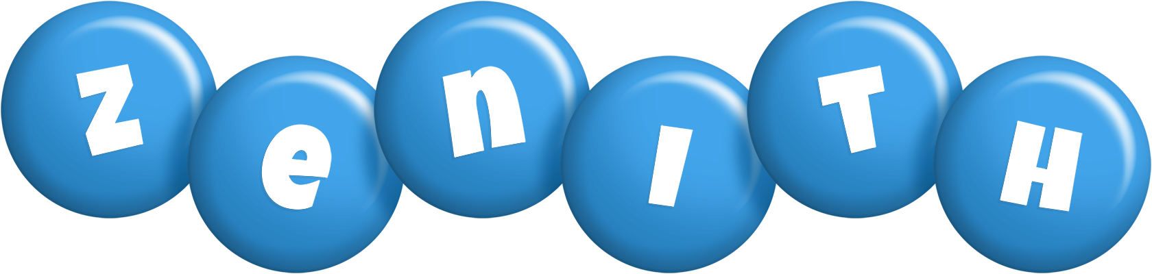 Zenith candy-blue logo