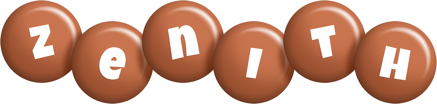 Zenith candy-brown logo