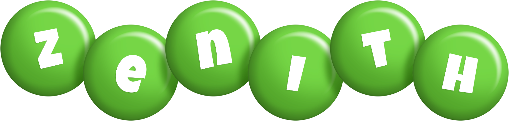 Zenith candy-green logo