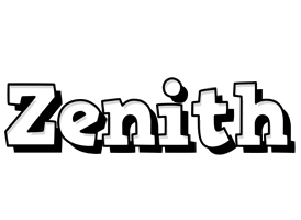 Zenith snowing logo