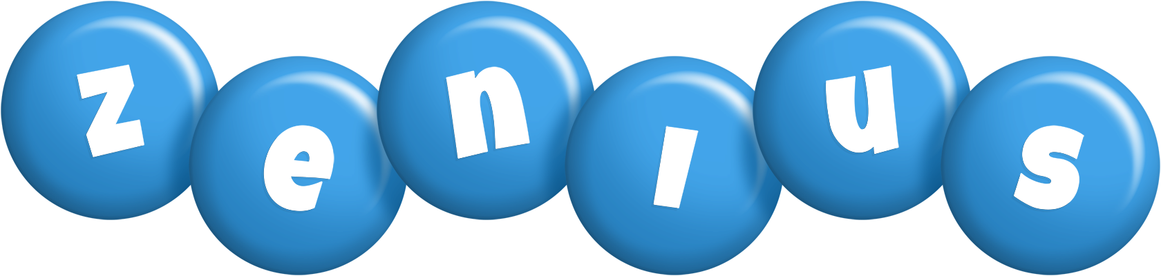 Zenius candy-blue logo