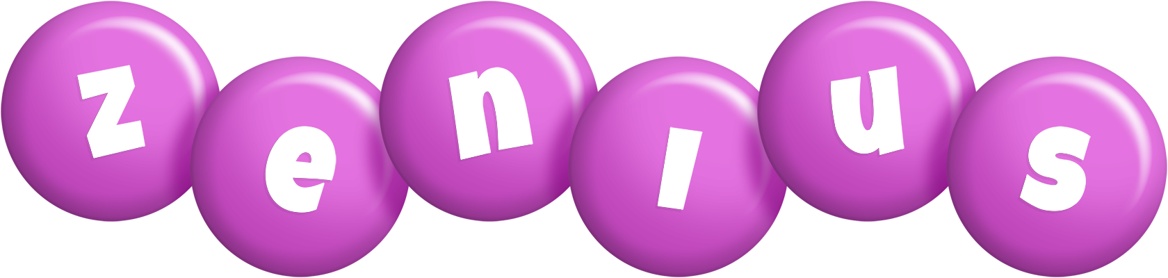 Zenius candy-purple logo