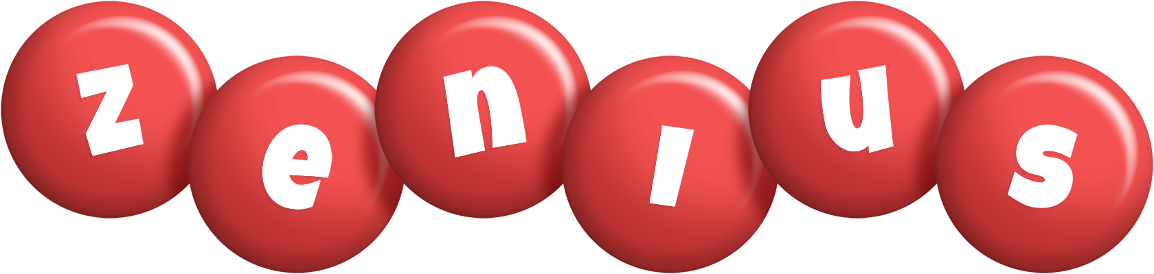 Zenius candy-red logo