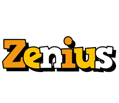 Zenius cartoon logo