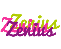 Zenius flowers logo