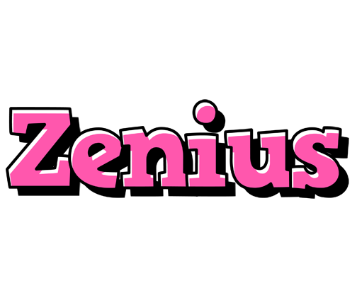 Zenius girlish logo