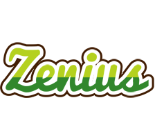 Zenius golfing logo