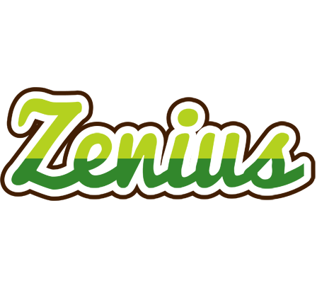 Zenius golfing logo