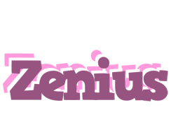 Zenius relaxing logo