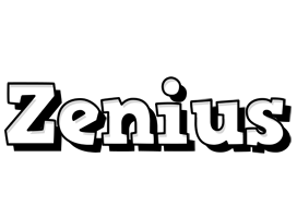 Zenius snowing logo