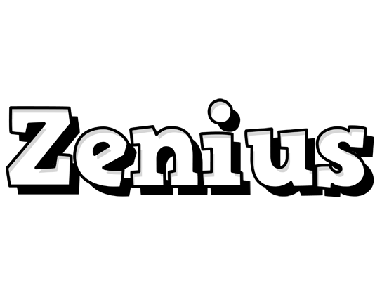 Zenius snowing logo