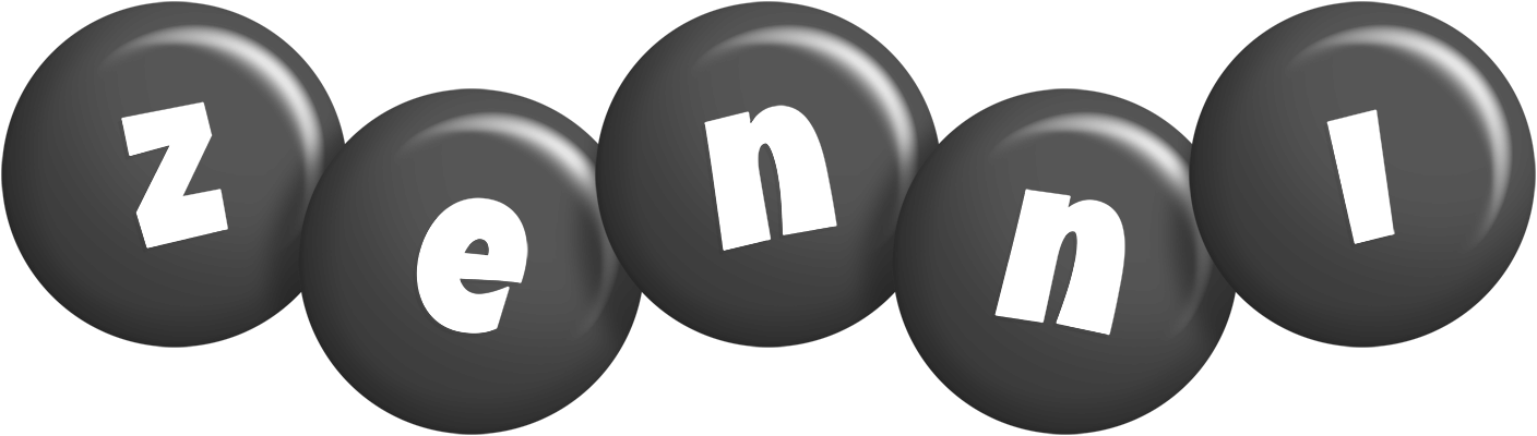Zenni candy-black logo
