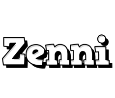 Zenni snowing logo