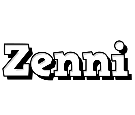 Zenni snowing logo